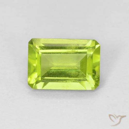 0.89ct طبيعي اخضر زاهى زبرجد, قص الزمرد, قليلا جدا