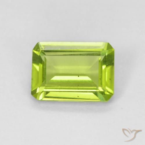 0.99ct طبيعي اخضر زاهى زبرجد, قص الزمرد, قليلا جدا