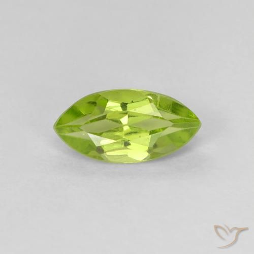 0.69ct طبيعي أخضر مصفر زبرجد, ماركيز, VVS-VS