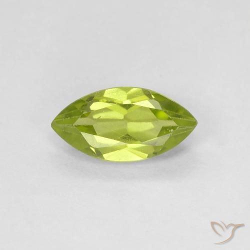 0.73ct طبيعي أخضر حيوي زبرجد, ماركيز, VVS-VS
