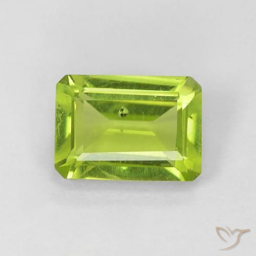 1.09ct طبيعي اخضر زاهى زبرجد, قص الزمرد, قليلا جدا