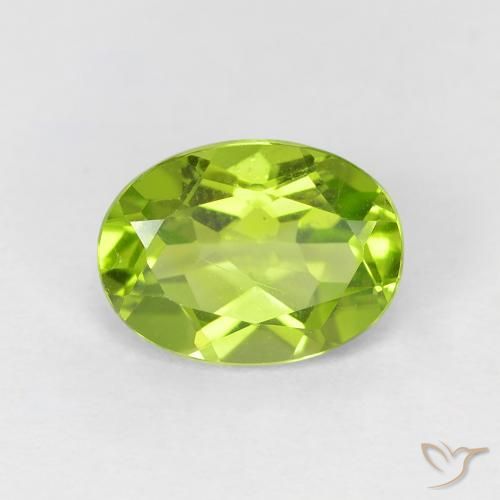 1.32ct طبيعي أخضر حيوي زبرجد, بيضوي, VVS-VS