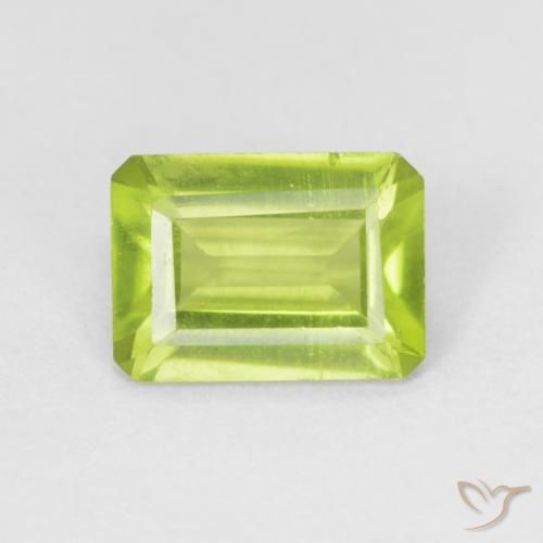 0.88ct طبيعي اخضر زاهى زبرجد, قص الزمرد, VVS