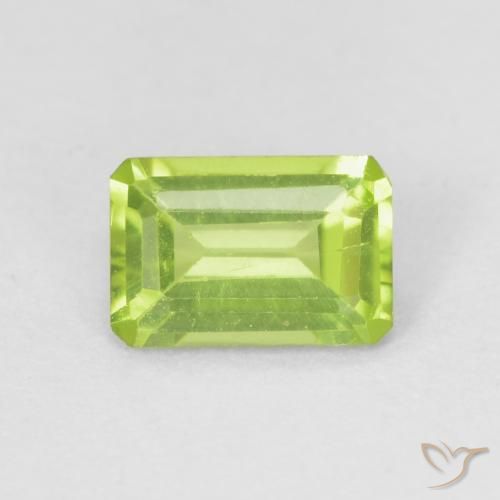 0.56ct طبيعي اخضر زاهى زبرجد, قص الزمرد, قليلا جدا