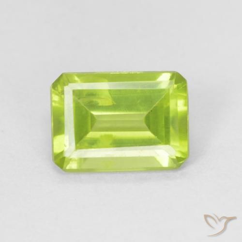 0.98ct طبيعي اخضر زاهى زبرجد, قص الزمرد, قليلا جدا