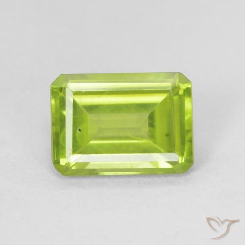 1.04ct طبيعي اخضر زاهى زبرجد, قص الزمرد, قليلا جدا