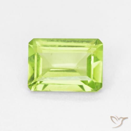 1.01ct طبيعي اخضر زاهى زبرجد, قص الزمرد, VVS-VS