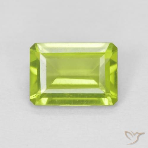 1.01ct طبيعي اخضر زاهى زبرجد, قص الزمرد, VVS-VS