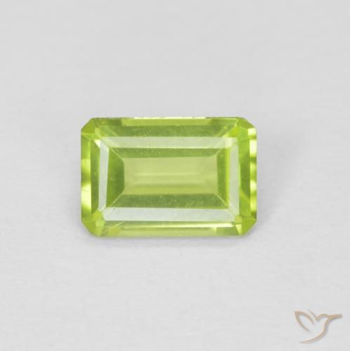 0.53ct طبيعي اخضر زاهى زبرجد, قص الزمرد, VVS-VS