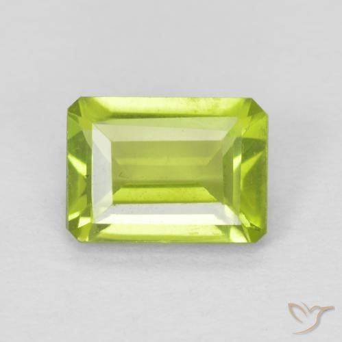 1.06ct طبيعي اخضر زاهى زبرجد, قص الزمرد, VVS-VS