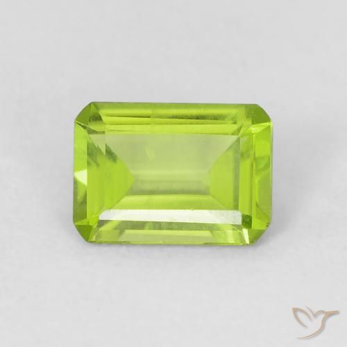 0.92ct طبيعي اخضر زاهى زبرجد, قص الزمرد, VVS-VS