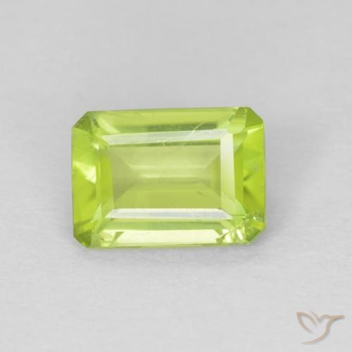 0.95ct طبيعي اخضر زاهى زبرجد, قص الزمرد, قليلا جدا