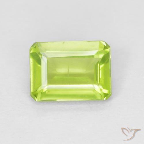 1.04ct طبيعي اخضر زاهى زبرجد, قص الزمرد, VVS-VS