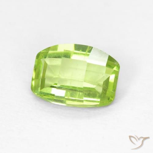 1.05ct طبيعي أخضر حيوي زبرجد, وسادة, قليلا جدا