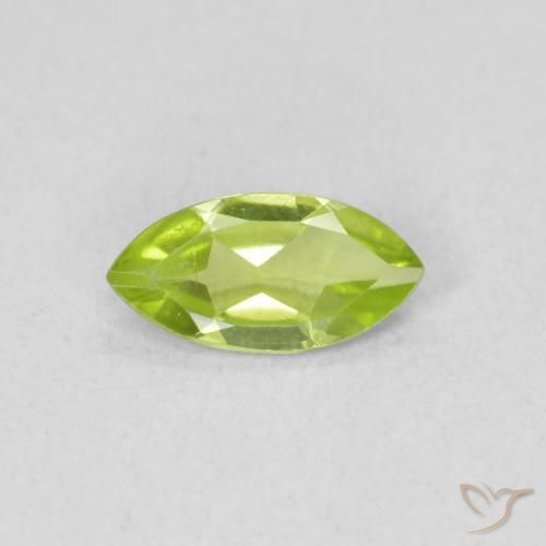 0.54ct طبيعي اخضر زاهى زبرجد, ماركيز, قليلا جدا