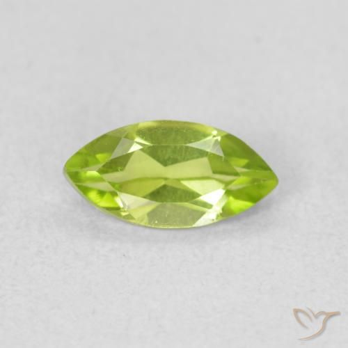 0.64ct طبيعي اخضر زاهى زبرجد, ماركيز, قليلا جدا