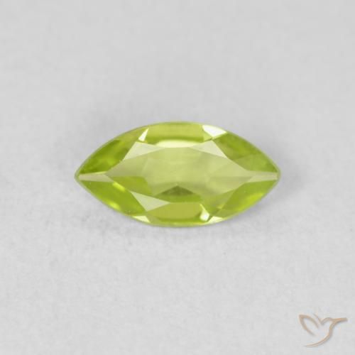 0.51ct طبيعي اخضر زاهى زبرجد, ماركيز, قليلا جدا