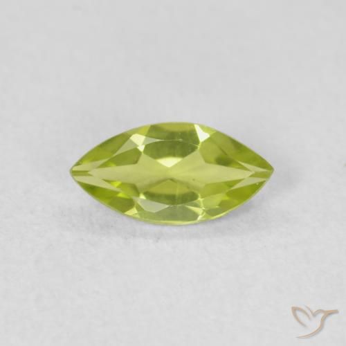 0.57ct طبيعي أخضر حيوي زبرجد, ماركيز, VVS-VS