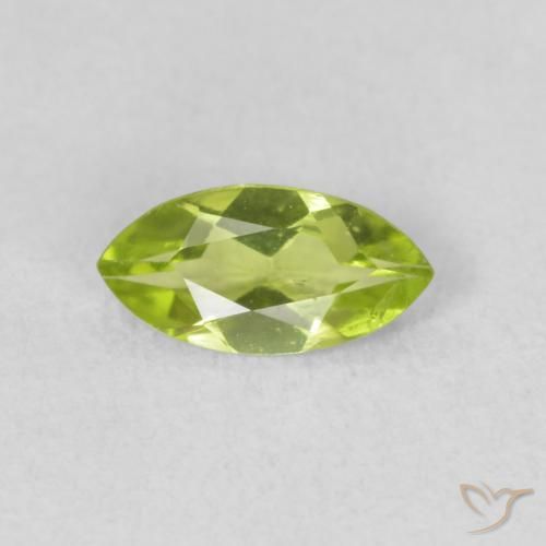 0.52ct طبيعي اخضر زاهى زبرجد, ماركيز, قليلا جدا