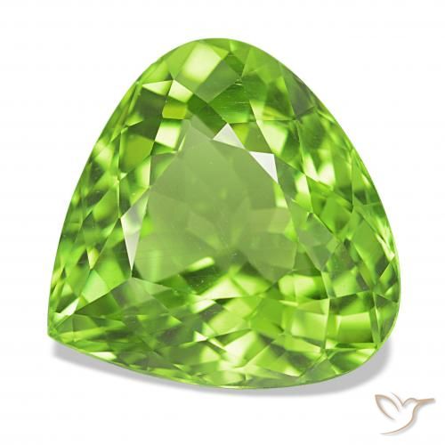 10.00ct أخضر حيوي زبرجد, شكل الكمثرى, VVS-VS