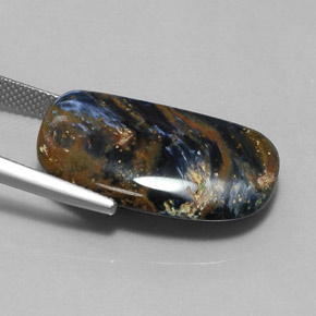 بيترسيت متعدد الألوان طبيعي، شكل خيالي، 17.00 قيراط، غير شفاف