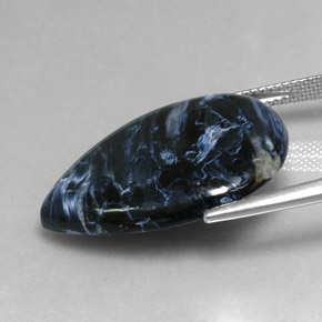 بيترسيت متعدد الألوان طبيعي، شكل الكمثرى، 17.64 قيراط، غير شفاف