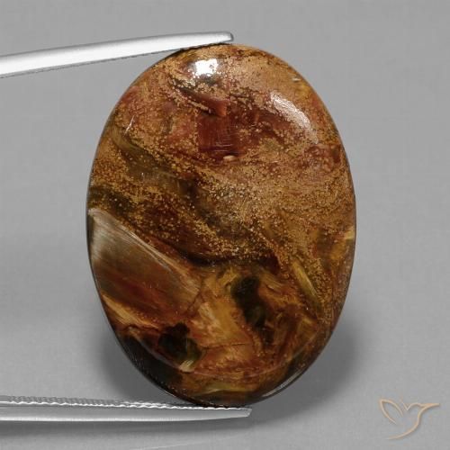 22.93ct طبيعي متعدد الألوان بيترسيت, بيضوي, غير شفاف