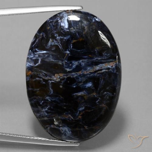 29.13ct طبيعي متعدد الألوان بيترسيت, بيضوي, غير شفاف