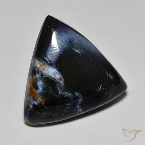 9.81ct طبيعي متعدد الألوان بيترسيت, مثلثى, غير شفاف