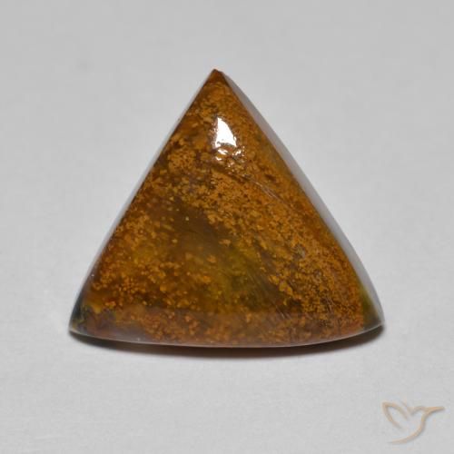 4.51ct طبيعي بنى متوسط بيترسيت, مثلثى, غير شفاف