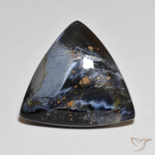 6.70ct طبيعي متعدد الألوان بيترسيت, مثلثى, غير شفاف