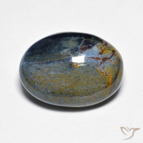 7.30ct طبيعي متعدد الألوان بيترسيت, بيضوي, غير شفاف