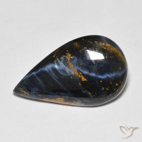5.93ct طبيعي متعدد الألوان بيترسيت, شكل الكمثرى, غير شفاف