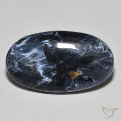 9.13ct طبيعي متعدد الألوان بيترسيت, بيضوي, غير شفاف