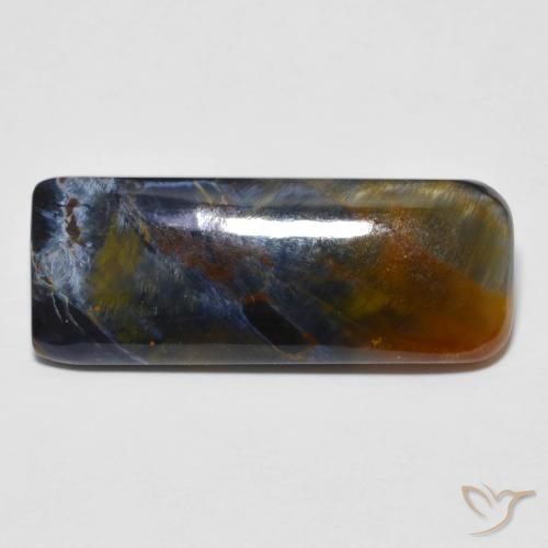 7.76ct طبيعي متعدد الألوان بيترسيت, وسادة, غير شفاف
