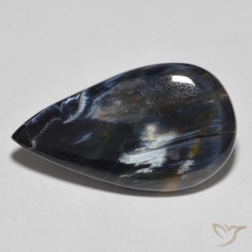 8.95ct طبيعي متعدد الألوان بيترسيت, شكل الكمثرى, غير شفاف