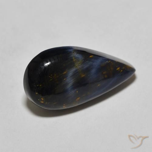 3.86ct طبيعي متعدد الألوان بيترسيت, شكل الكمثرى, غير شفاف
