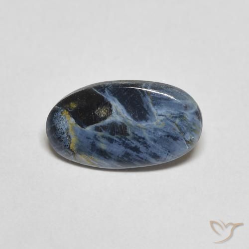1.47ct طبيعي متعدد الألوان بيترسيت, بيضوي, غير شفاف