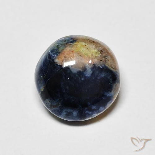 1.35ct طبيعي متعدد الألوان بيترسيت, دائري, غير شفاف