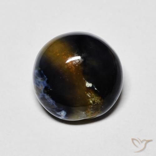 1.60ct طبيعي متعدد الألوان بيترسيت, دائري, غير شفاف