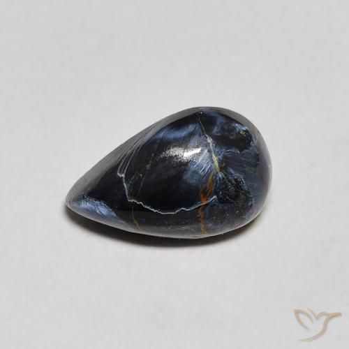 1.32ct طبيعي متعدد الألوان بيترسيت, شكل الكمثرى, غير شفاف