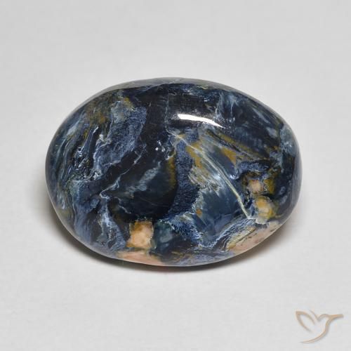 6.16ct طبيعي متعدد الألوان بيترسيت, بيضوي, غير شفاف