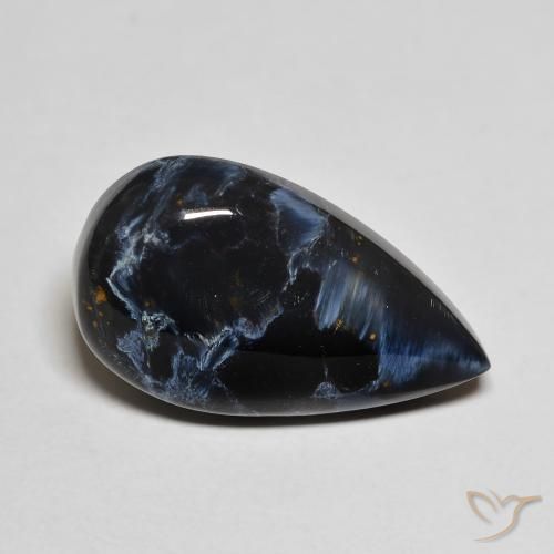 8.57ct طبيعي متعدد الألوان بيترسيت, شكل الكمثرى, غير شفاف