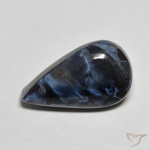 4.48ct طبيعي متعدد الألوان بيترسيت, شكل الكمثرى, غير شفاف