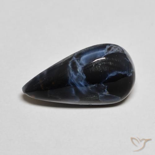 3.63ct طبيعي متعدد الألوان بيترسيت, شكل الكمثرى, غير شفاف