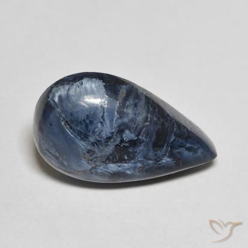 4.66ct طبيعي متعدد الألوان بيترسيت, شكل الكمثرى, غير شفاف