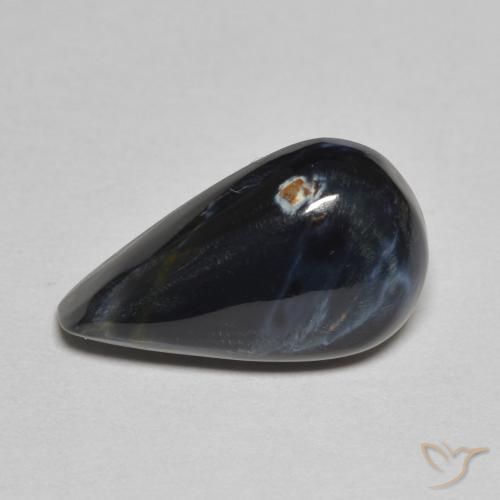 4.19ct طبيعي متعدد الألوان بيترسيت, شكل الكمثرى, غير شفاف