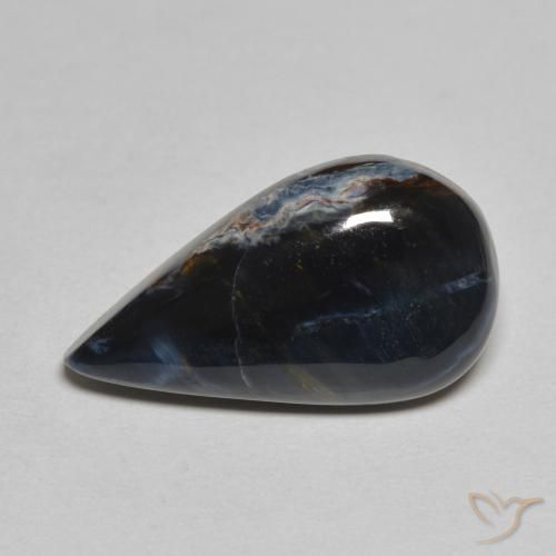 5.44ct طبيعي متعدد الألوان بيترسيت, شكل الكمثرى, غير شفاف