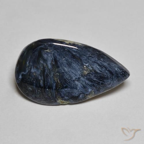 5.03ct طبيعي متعدد الألوان بيترسيت, شكل الكمثرى, غير شفاف