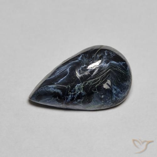 2.17ct طبيعي متعدد الألوان بيترسيت, شكل الكمثرى, غير شفاف